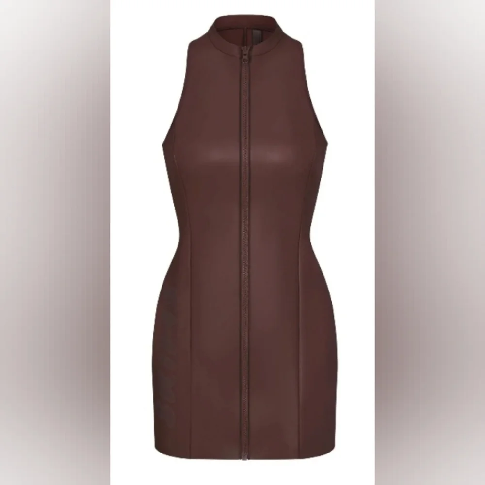 Skims scuba rubberized dress